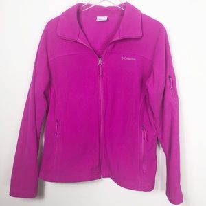 XL Columbia zip pockets fleece